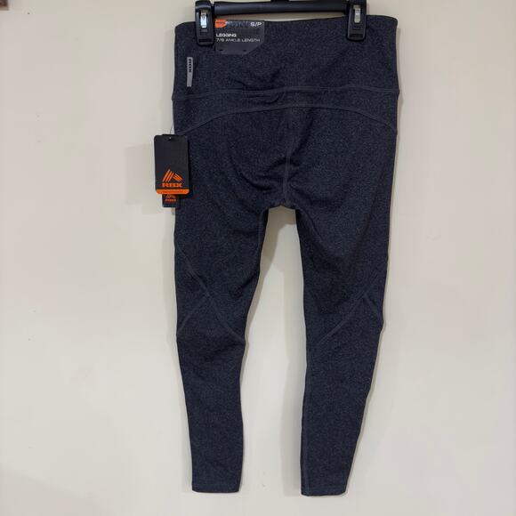 RBX Active Womens Size Small 7/8 Ankle Length Yoga Pants Leggings Grey Heather - Picture 2 of 4